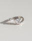 0.75-1.50 CT Pear Cut Moissanite Solitaire Engagement RMoissanite ing