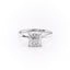 2.08 CT Princess Shaped Moissanite Hidden Halo Engagement Ring - crownmoissanite
