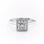 2.08 CT Princess Shaped Moissanite Hidden Halo Engagement Ring - crownmoissanite