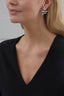 1.92 TCW Round Moissanite Diamond Ear Jacket Earrings - crownmoissanite