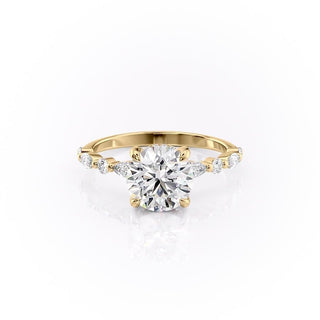 1.60 CT Round Shaped Moissanite Solitaire Engagement Ring - crownmoissanite