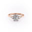 2.10 CT Radiant Cut Three Stone Style Moissanite Engagement Ring - crownmoissanite