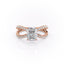 2.0 CT Radiant Shaped Moissanite Solitaire Split Shank Engagement Ring - crownmoissanite