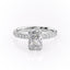 2.0 CT Radiant Shaped Diamond Solitaire Engagement Ring - crownmoissanite
