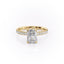 2.0 CT Radiant Shaped Diamond Solitaire Engagement Ring - crownmoissanite