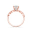 1.50 CT Round Moissanite Diamond Solitaire Engagement Ring - crownmoissanite