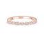 0.16 TCW Round Milgrain Style Moissanite Wedding Band - crownmoissanite