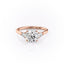 1.60 CT Round Shaped Moissanite Three Stones Engagement Ring - crownmoissanite