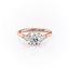 1.60 CT Round Cut Three Stone Moissanite Engagement Ring - crownmoissanite