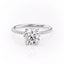 1.60 CT Round Shaped Moissanite Solitaire Engagement Ring - crownmoissanite