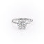 1.60 CT Round Shaped Moissanite Hidden Halo Engagement Ring - crownmoissanite