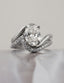 1.50- 3.0  CT Marquise Cut  Moissanite Solitaire Setting Bridal Set