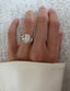 1.50- 3.0  CT Oval cut Moissanite Solitaire Setting Bridal Set