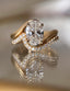 1.50- 3.0  CT Marquise Cut  Moissanite Solitaire Setting Bridal Set