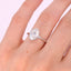 2.0-3.75 CT Oval Shaped Moissanite Bezel Solitaire Engagement Ring - crownmoissanite