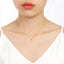 1.0 CT Round Moissanite Diamond Solitaire Necklace - crownmoissanite