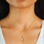 1.0 CT Round Moissanite Diamond Solitaire Necklace - crownmoissanite