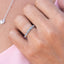 0.34 CT Round Shaped Moissanite Twisted Wedding Band - crownmoissanite