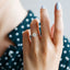 1.0 CT Round Moissanite Diamond Solitaire Engagement Ring - crownmoissanite