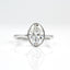 2.0-3.75 CT Oval Shaped Moissanite Bezel Solitaire Engagement Ring - crownmoissanite