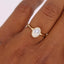 2.0-3.75 CT Oval Shaped Moissanite Bezel Solitaire Engagement Ring - crownmoissanite