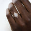 1.33 CT Oval Shaped Moissanite Vintage Engagement Ring - crownmoissanite