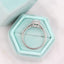 1.55 CT Emerald Shaped Moissanite Hidden Halo Engagement Ring - crownmoissanite