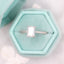 1.55 CT Emerald Shaped Moissanite Hidden Halo Engagement Ring - crownmoissanite