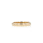 Satin-Finish Regular Yellow Gold Men's Band - crownmoissanite