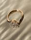 1.0 -2.0 CT Oval Cut Moissanite Bypass Engagement Ring