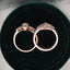 1.0 Cartas Oval Shape Cluster Halo Moissanite Diamond Bridal Ring Set - crownmoissanite