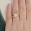 1.50 CT Oval Cut Solitaire Moissanite Bridal Ring Set - crownmoissanite