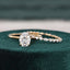 1.50 CT Oval Cut Solitaire Moissanite Bridal Ring Set - crownmoissanite