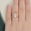 1.0 CT Marquise Shaped Moissanite Solitaire Bridal Ring Set - crownmoissanite