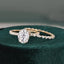 2.0 CT Oval Cut Solitaire Moissanite Bridal Ring Set - crownmoissanite