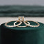 2.50 CT Emerald Cut Solitaire Style Moissanite Bridal Ring Set - crownmoissanite