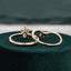 1.0 CT Pear Cut Solitaire Pave Setting Moissanite Bridal Ring Set - crownmoissanite