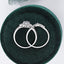 1.50 CT Pear Shaped Moissanite Cluster Bridal Ring Set - crownmoissanite