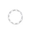 0.34 TCW Round Twisted Style Moissanite Wedding Band - crownmoissanite