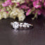 1.35 CT Round Shaped Moissanite Solitaire Engagement Ring - crownmoissanite