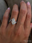 1.0 - 2.0  CT Marquise Cut  Moissanite Solitaire Bridal Set