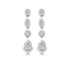 1.44 TCW Round Moissanite Diamond Drop Earrings - crownmoissanite