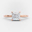 1.5 CT Princess Solitaire Style Moissanite Engagement Ring - crownmoissanite