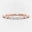 0.30 CT Round Shaped Moissanite Dainty Wedding Band - crownmoissanite
