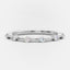 0.30 TCW Round Cut Dainty Pave Setting Moissanite Wedding Band - crownmoissanite