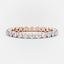 1.0 CT Round Shaped Moissanite Full Eternity Wedding Band - crownmoissanite