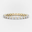 1.0 CT Round Shaped Moissanite Full Eternity Wedding Band - crownmoissanite