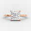 2.08 CT Princess Shaped Moissanite Solitaire Engagement Ring - crownmoissanite