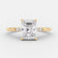 2.43 CT Radiant Cut Solitaire Style Moissanite Engagement Ring - crownmoissanite