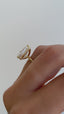 5.75 CT Pear Cut Moissanite Solitaire Engagement Ring
